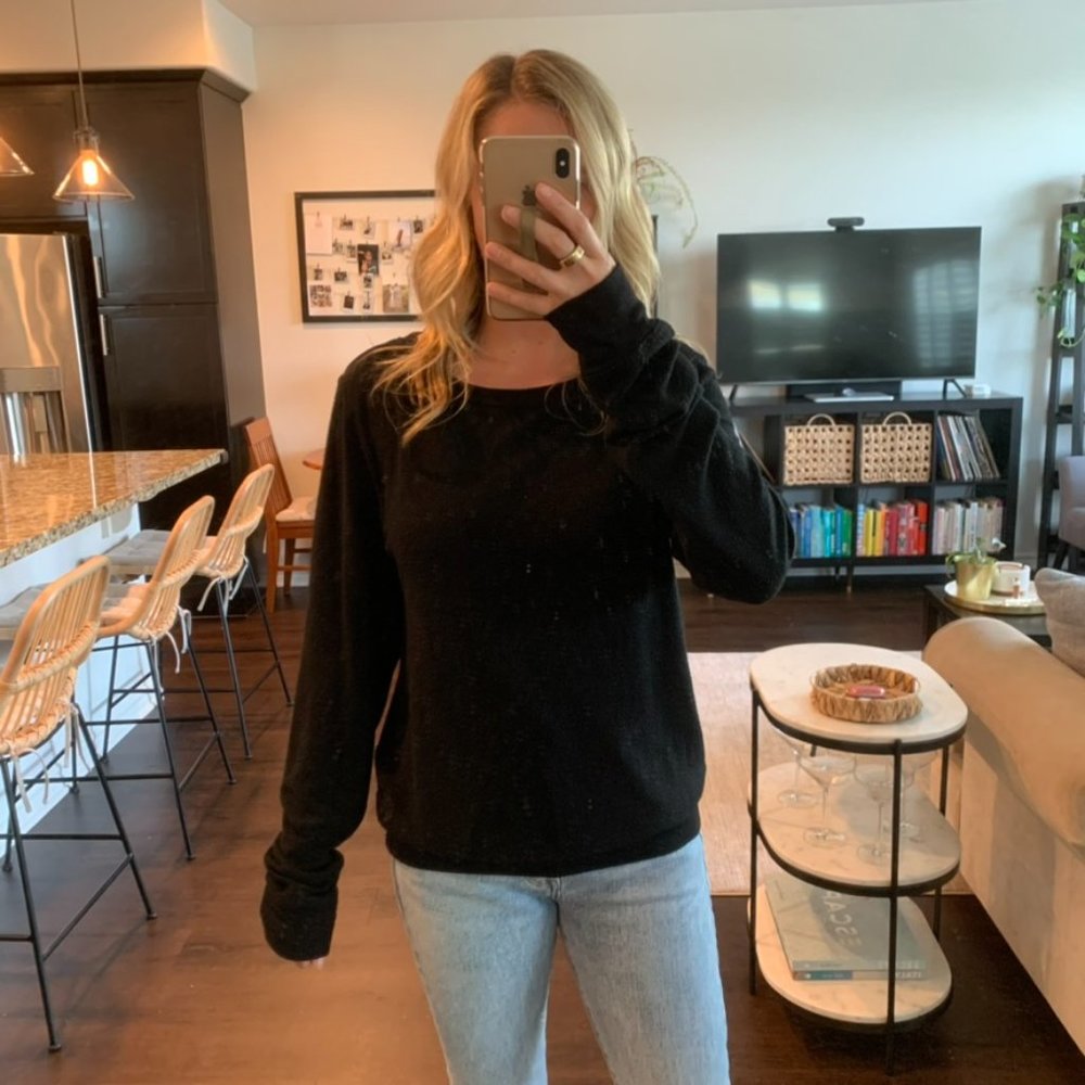 Wildfox Solid Baggy Beach Pullover - image 8